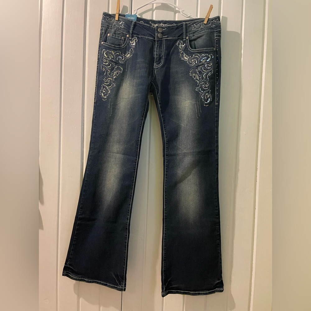 Trinity Ranch bling jeans size 17 NWT